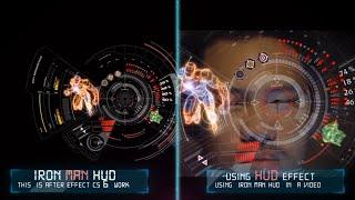 IRON MAN HUD | Tony stark vfx  | AFTER EFFECTS FREE DOWNLOAD