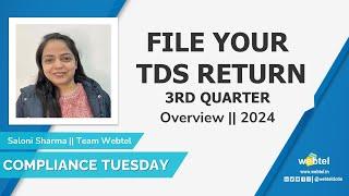 FILE YOUR TDS RETURN - 3RD QUARTER | How to File TDS Return Online | TDS Quarterly Return Filing