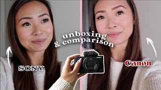  new vlog camera | unboxing Sony ZV-1 vs Canon G7X Mark ii