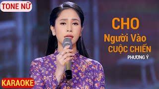 Karaoke Cho Người Vào Cuộc Chiến - Phương Ý | Tam Nguyen Karaoke