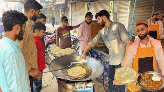 60/- Rs PAKISTANI MOST WANTED BREAKFAST  PEOPLE LOVE IT CHANA PURI PLATE -BEST AL MAJEED HALWA PURI