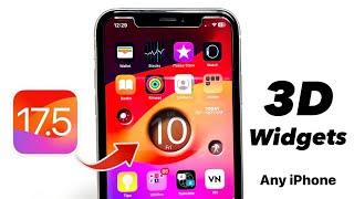 iOS 17 - 3D Widgets for iPhone Homescreen - Enable Now any iPhone