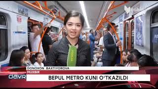 Yangi Davr | Пойтахтда илк бор бепул метро куни ўтказилди [19.09.2019]