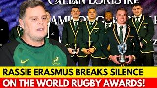 RASSIE ERASMUS SPEAKS OUT ABOUT WORLD RUGBY AWARDS | SPRINGBOKS NEWS