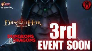 Dungeons & Dragons DnD 3rd Event is Coming Very Soon #dragonheir #dnd  | Dragonheir: Silent Gods