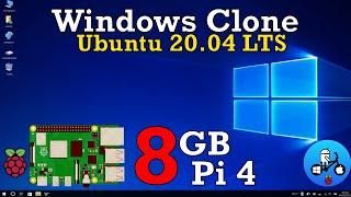 Windowsfx / Linuxfx 10.1. Raspberry Pi 4 8GB. Ubuntu 20.04 LTS Windows 10 clone.