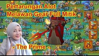 Pertarungan Alot Melawan Gear War Full Mitik | The Prime | Lords Mobile Indonesia