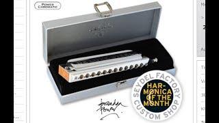 The PowerChromatic - a Chromatic Harmonica you can Bend!  Available from SEYDEL