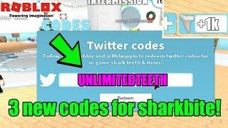 Roblox Sharkbite Codes 2018!