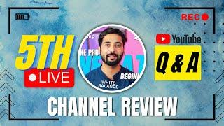 5th stream | Channel review and some Q&A |  #ASKTECH