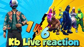 1v6 clutch in live||KAALA BHAIRAVA live reaction