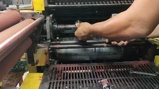 how setup printing machine with numbering #offsetprinting