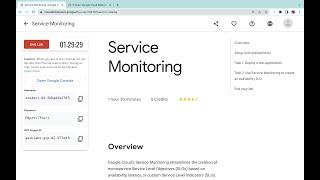 Service Monitoring || #qwiklabs || #coursera  || [With Explanation️]