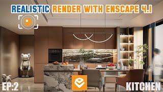 REALISTIC RENDER WITH ENSCAPE 4.1 EP2 I 2024