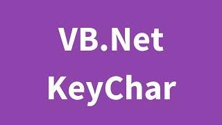 VB.Net KeyChar