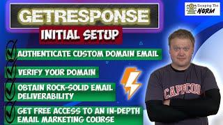 How To Setup A Getresponse Account | Custom Domain Email & Authentication #036