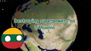 Destroying Superpowers as Lithuania | Rise of Nations