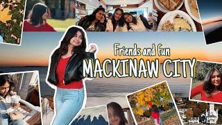 A Day Trip to Mackinaw city || Fun vlog with Friends || Experiencing fall Colors & Northern lights