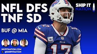 NFL Week 2 TNF Showdown | Bills @ Dolphins | DraftKings DFS Picks, Plays & Process