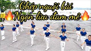 Hướng dẫn ghép bài "Ngọn lửa đam mê" - Shuffle dance cùng hướng #shuffledance #superdance