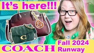 It's here! Coach Fall 2024 Runway Drop!!! Times Square Tabby & Empire Carryall || Autumn Beckman