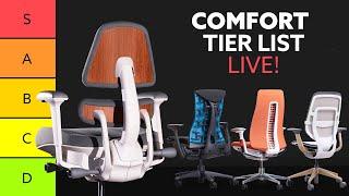 BTOD Live Best Office Chair Comfort Tier List (40 Ranked)