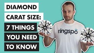 Diamond Size Comparison: 7 Things You NEED To Know About Diamond Carat Before You Buy