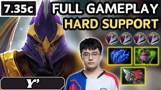 7.35c - Y' SILENCER Hard Support Gameplay 21 ASSISTS - Dota 2 Full Match Gameplay