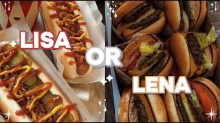 LISA or LENA - Food Edition #2024 #food #choose #foodie #lisaorlenafood