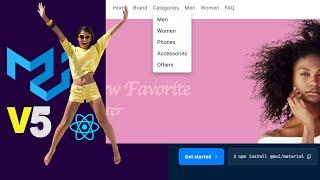 🟢  Material UI Dropdown Menu #5 Material UI 5 React tutorials