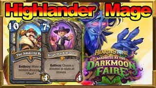 Silas Darkmoon In My Highlander Mage Deck! Crazy Funny | Madness at the Darkmoon Faire | Hearthstone