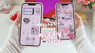 how I CUSTOMIZE my iPHONE 13 (iOS 17)  FREE AND WITH LINKS  aesthetic customization ️ MIFFY THEME