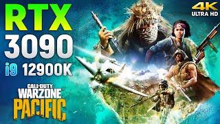 Call of Duty Warzone Pacific Caldera : RTX 3090 + i9 12900K l 4K l