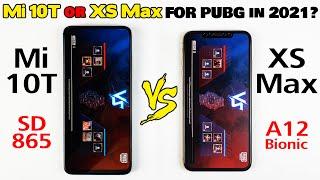 Mi 10T vs iPhone XS Max PUBG TEST in 2021 - Snapdragon 865 vs A12 Bionic PUBG TEST