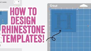 How to Create Rhinestone Templates to Use with Your Cricut and Silhouette Cutting Machines (1/2)