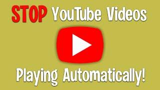 Stop YouTube Videos from Playing Automatically in the YouTube App 2021