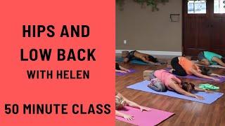 50 Minute Yoga Class - Hips & Low Back