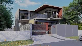 modern house lumion 3d render walkthrough | architutors