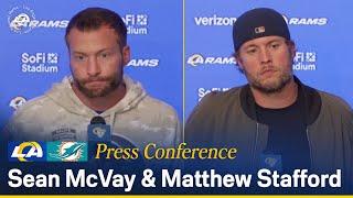 Sean McVay & Matthew Stafford Postgame Press Conference Following Dolphins MNF Matchup