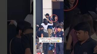 Aditya Roy Kapoor Hugged Shardha infront of Ananya Pandey .   #ananyapandey #shorts #breakup #short