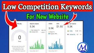 Low competition keywords for new websites blog | Low competition keywords with high cpc