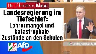 Landesregierung im Tiefschlaf | Dr. Christian Blex AfD