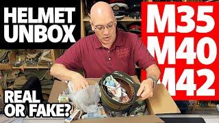 Unboxing German Helmets M35 M40 M42 | Authentic or Tampered?  | Military Antique Toronto