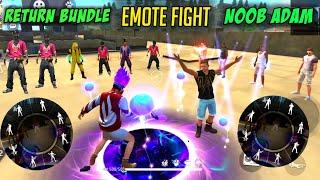 Free Fire Emote Fight On Factory Roof || Old & Rare Bundle Vs Adam  || Garena Free Fire  Y GAMING