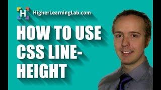 How To Use CSS line-height