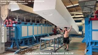 Automatic polystyrene EPS block production line and EPS block cutting machine