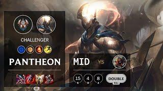 Pantheon Mid vs Zed - EUW Challenger Patch 11.11