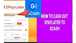 HOW TO CONVERT THE SPAYLATER TO GCASH