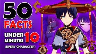 50 FACTS About Every Characters In Genshin Impact [ Under 10 Minutes ]