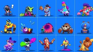 Brawl stars all 331 skins losing animations